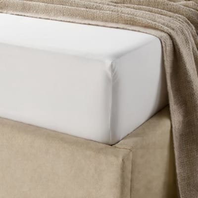 Katoen Satijn Hoeslaken 90x200 – 30 cm Hoek – 100% Katoen – Wit – Y-NOT