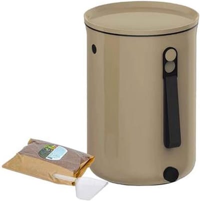 Elektrische Compostbak - Keukencomposter Voedselresten - Compost Maken - Geurarm en Compact - 9.6 L - Wit