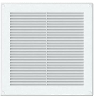 Ventilatierooster Cover - 300 x 300 mm met Muggennet