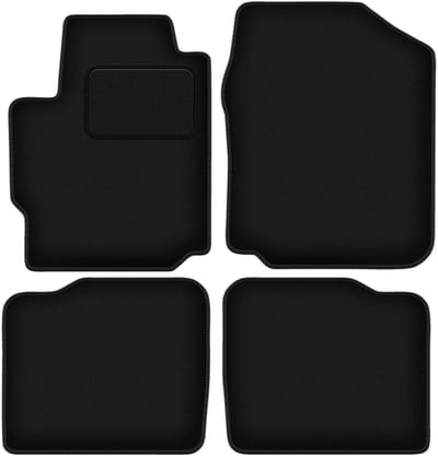 Wielganizator WLG-CARLUX Serie - Auto Vloermatten - Voor Daihatsu Materia - Zwart - Perfecte Pasvorm