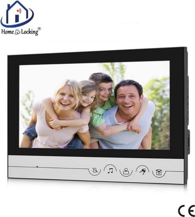 Home-Locking binnen bedieningspaneel 9" voor deur videofoon 4 draads.DT-1114