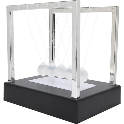 Slingerbal Decoratie Glanzend Ambacht Kinder Speelgoed Cadeau Educatief WetenschapsgereedschapM Bal met Zwarte Basis gray