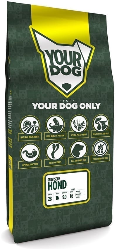 Yourdog Servische hond Rasspecifiek Puppy Hondenvoer 12kg | Hondenbrokken