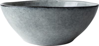 Dutch Rose Serenity Schaal - Serveerschaal - 24cm - Stoneware Handgemaakt - Grijs