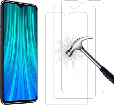 Screenprotector Glas - Tempered Glass Screen Protector Geschikt voor: Xiaomi Redmi Note 8T - 3x