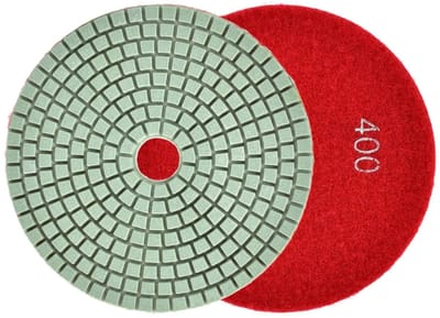 GEKO Diamant polijstpad - 125 mm - Voor nat schuren en polijsten - Klittenbandbevestiging