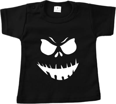 Scary baby - T-shirt - Korte mouw - Zwart - Maat 68