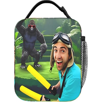 Dannys Go Lunchtas Grappige Lunchbox Voor Meisjes School Handige Koeltas Waterdichte Print Tote Voedselzakken as picture