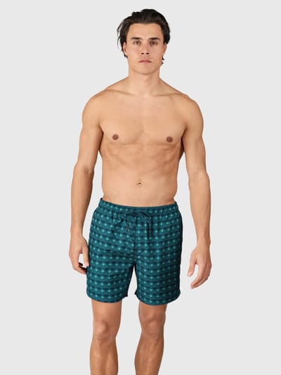 Brunotti - Cester-Mini - Zwembroek Fuel Green - Heren - 100% Recycled - 4-Way Stretch - Sneldrogend - XL