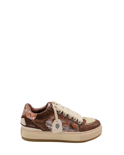 Kurt Geiger London Southbank Tag Sneakers - Dames - Bruin - Maat 36