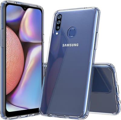Geschikt voor Samsung Galaxy A20s hoes TPU Siliconen Case Cover Transparant Hoesje Pearlycase