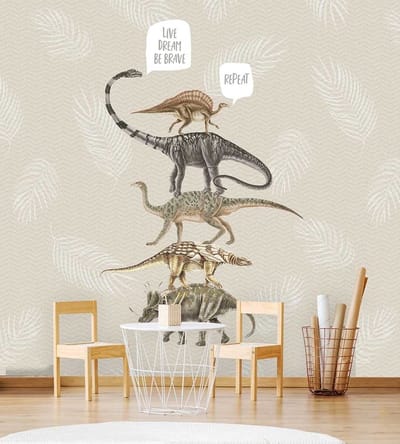 INGK Kinderbehang - Live, Dream, Be Brave, Sand