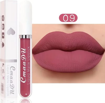 Lippenstift In Vloeibare Vorm, Waterproof En Mat, Plakt Niet, 1 Stuk, Stijl 9.