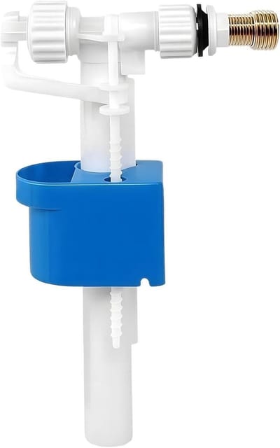 Toilet Vulventiel - Vlotterklep Toilet - Lekkages Voorkomen - Universele Pasvorm - 27.5 x 15 cm - Wit