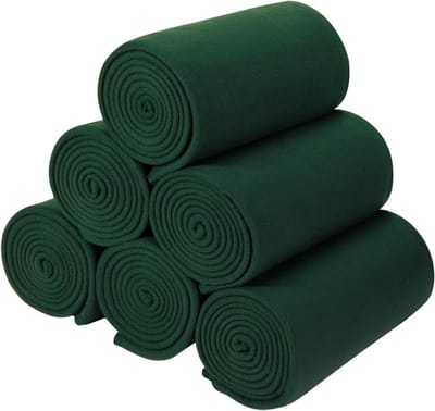 Set van 6 Zachte Fleece Plaids voor Bank, Bed en Reizen (125 x 150 cm)