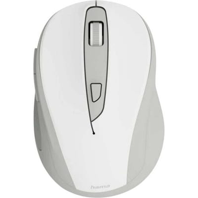 Hama WM-400 Muis Draadloos Optisch Wit 6 Toetsen 1600 dpi