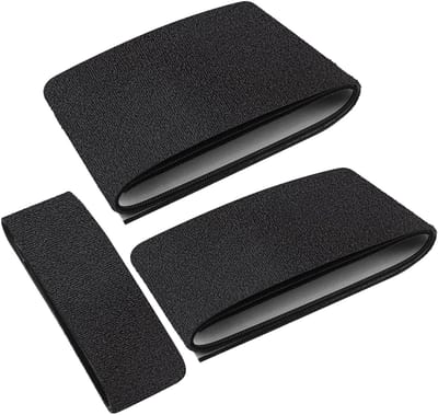 Dailygoods- Weefselreparatieband - Opstrijkbare Patches - Nylon Fleece - Waterdicht - Zelfklevend - 3 Rollen (10 cm/8 cm/5 cm) - Geschikt voor Luifel en Zeildoek - Reparatietape