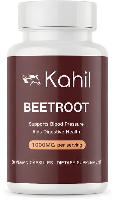 Kahil Rode Biet Capsules 1000 mg per serving 60 Vegan / Vegetarisch Capsules Beetroot Supplement