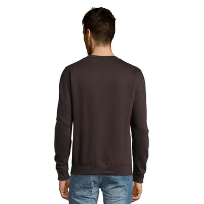 SOLS Uniseks Adult New Supreme Sweatshirt (Diep Houtskool Grijs Effen)