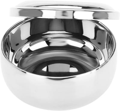 Complete scheerset voor mannen met scheerkom, metalen zeepbeker, spiegel en baardverzorging accessoires