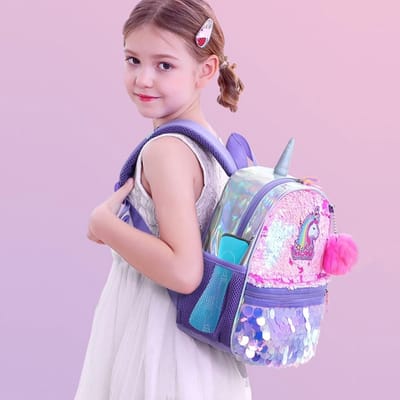 Draagbare Bestekdoos en Neopreen Duvet Cover met Rits voor Picknick en Schoolreis (Blauw, Roze)