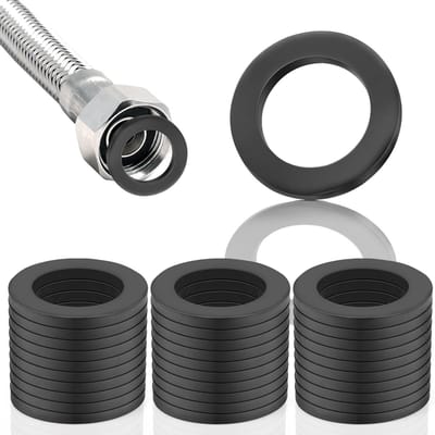 1 Inch Rubber Afsluitringen voor Waterkranen - 30 Stuks Plat en Duurzaam voor Tuin- en Zwembadpomp