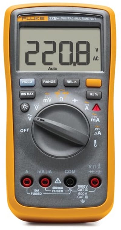 Digitale Multimeter met AC/DC Spanning, Stroom, Weerstand en Temperatuurmeting