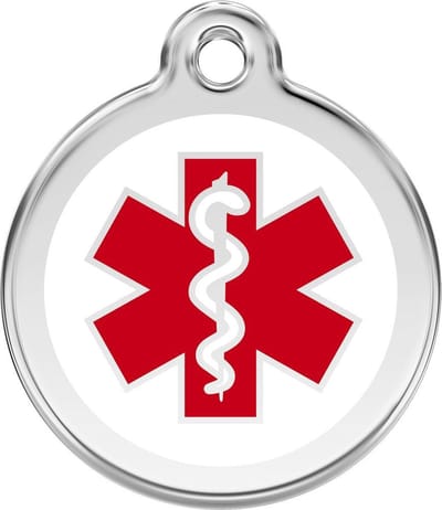 Red Dingo Hondenpenning 30 mm Medical