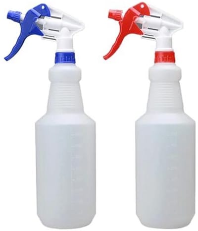 Chemisch Bestendige Spuitfles met 360 Graden Pompsproeier - Set van 2, 1000 ml voor Zuren en Oliën