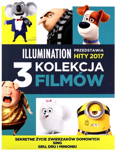 The Secret Life Of Pets / Sing / Despicable Me 3 [3DVD]