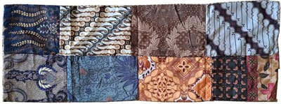 Guling Gulings - Compleet met 100% Katoenen Patchwork Batik hoes. Large: ~95xØ~24-25cm. – Medium 1kg Zachte LoSweat Prosoft™ Vulling - met handige decoratieve striksluiting - Wasbaar - Wees er snel bij --> TIJDELIJKE INTRODUCTIE KORTING!