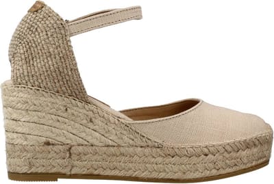 Dames espadrille met linnen sleehak | LAIA-NT