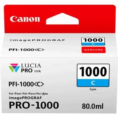 Canon PFI-1000C inktcartridge cyaan (origineel)