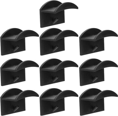Zelfklevende Hoedenhaken - Kleine Hangers - Hoeden Organiseren - Onzichtbaar Ontwerp - 10 Stuks - Transparant