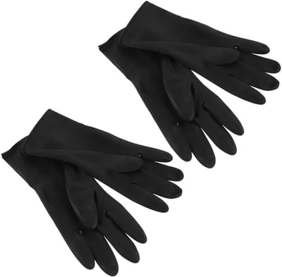 2 Paar Herbruikbare Haarverf Handschoenen, Waterdichte Rubber Handschoenen voor Kappers, Ideaal voor Haarstyling en Haarverzorging