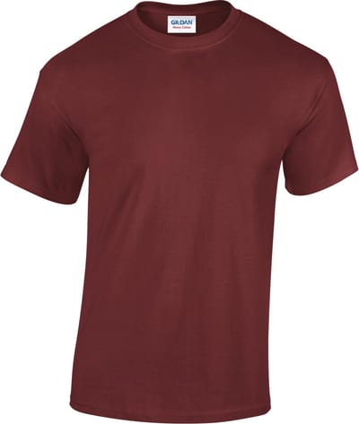 Gildan Heavy Cotton™Classic Fit Adult T-shirt GI5000 - Maroon - XXL