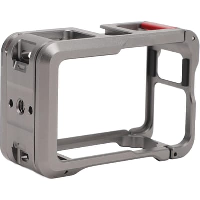 Beschermframe voor Actiecamera Aluminiumlegering Snelontgrendelings Kooi voor Camera voor OSMO ACTION 3 4 gray