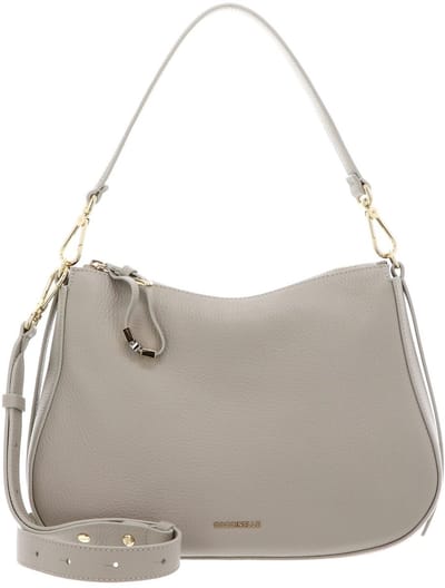 COCCINELLE Leren schoudertas Nory Shoulderbag Eucalipto Lichtgrijs