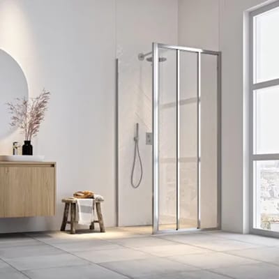Sealskin - Zijpaneel Voor Douche Schuifdeur Hooked - 90 X 200cm - Chroom Profiel - 6 Mm Helder Glas