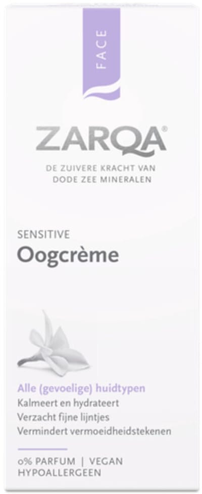 Zarqa Sensitive Oogcrème - 3 x 15 ml - Voordeelverpakking