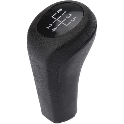 Pommeau de levier de vitesse manuel à 5 vitesses pour BMW E30, E34, E36, E38, E39, E46, noir noir