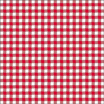 Lunch Servetten - Vichy Red