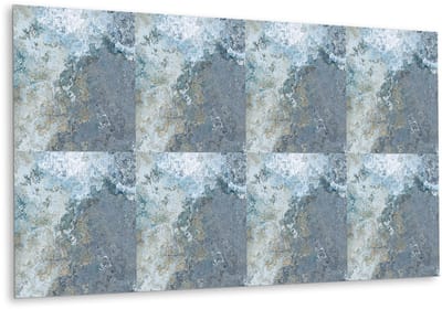 Tulup PVC Wandpaneel - Industrieel Beton Vinyl Wandpaneel - 100 cm x 50 cm - Grijs Wandpaneel PVC - 1 stuk - Wandpaneel PVC - Industrieel Wandpaneel - Wandpaneel Zelfklevend - Plaktegels Keuken en Badkamer