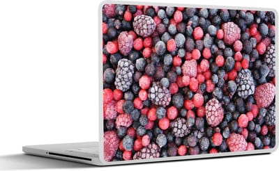 Laptop sticker - 17.3 inch - Fruit - Bessen - IJs - 40x30cm - Laptopstickers - Laptop skin - Cover