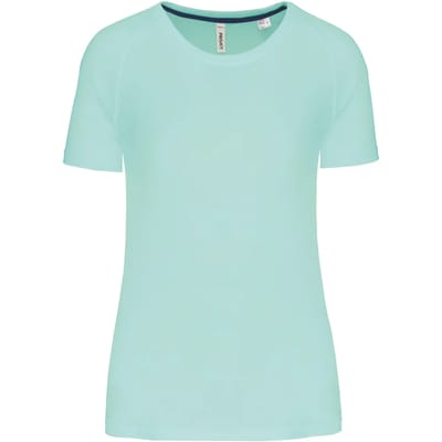 PROACT® Gerecycled damessport-T-shirt met ronde hals PA4013 - Ice Mint - L