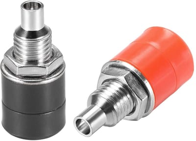 6 Stuks Banaanstekker Aansluitingen 4mm voor Schakelbord Montage