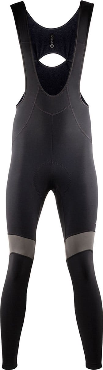 Nalini Fietsbroek lang met zeem en bretels Heren Zwart - WARM REFLEX BIB TIGHT BLACK - XL