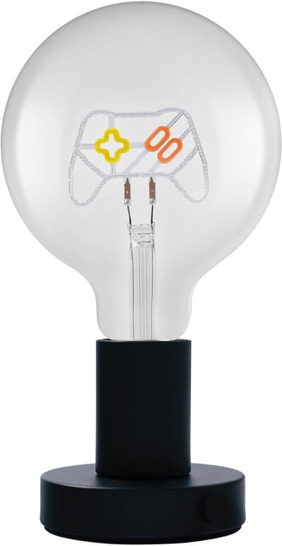 OSRAM 1906 Letter LED tafellamp controller belettering, neon, 1,2W, E27, zwart, koel wit, textielkabel