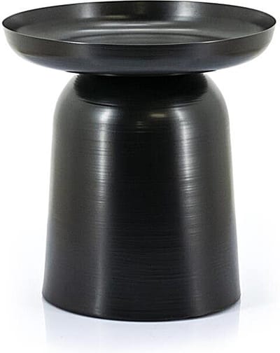 Sidetable Bodie - black - Rond - 45cm
