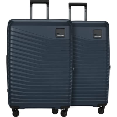 Samsonite Intuo Expandable Spinner 75cm Duo Pack Blue Nights